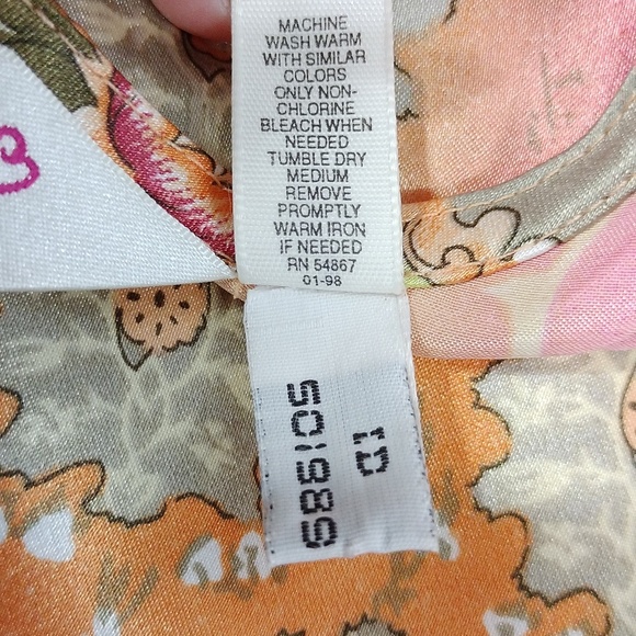 Vintage 90s Victoria's Secret Floral Crop Tank - Picture 8 of 8